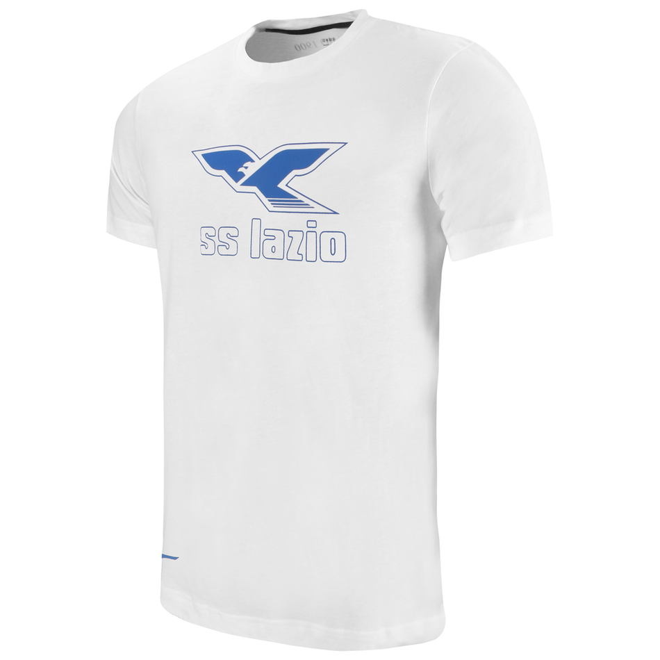 Mizuno 125th Anniversary S.S. Lazio Cotton Tee Logo Men White
